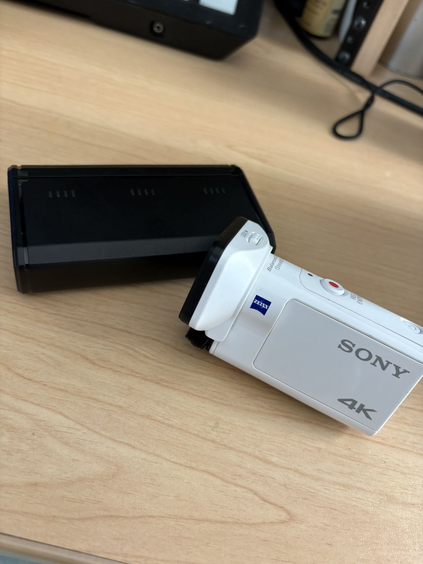 Sony FDR-X3000, 4 Batteries, And Lens Protector