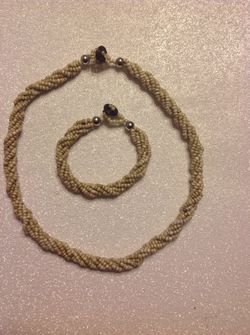 Necklace and bracelet