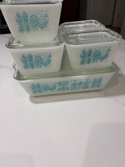 Pyrex Amish fridge set of 10
