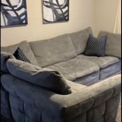 Gray Pillow couch