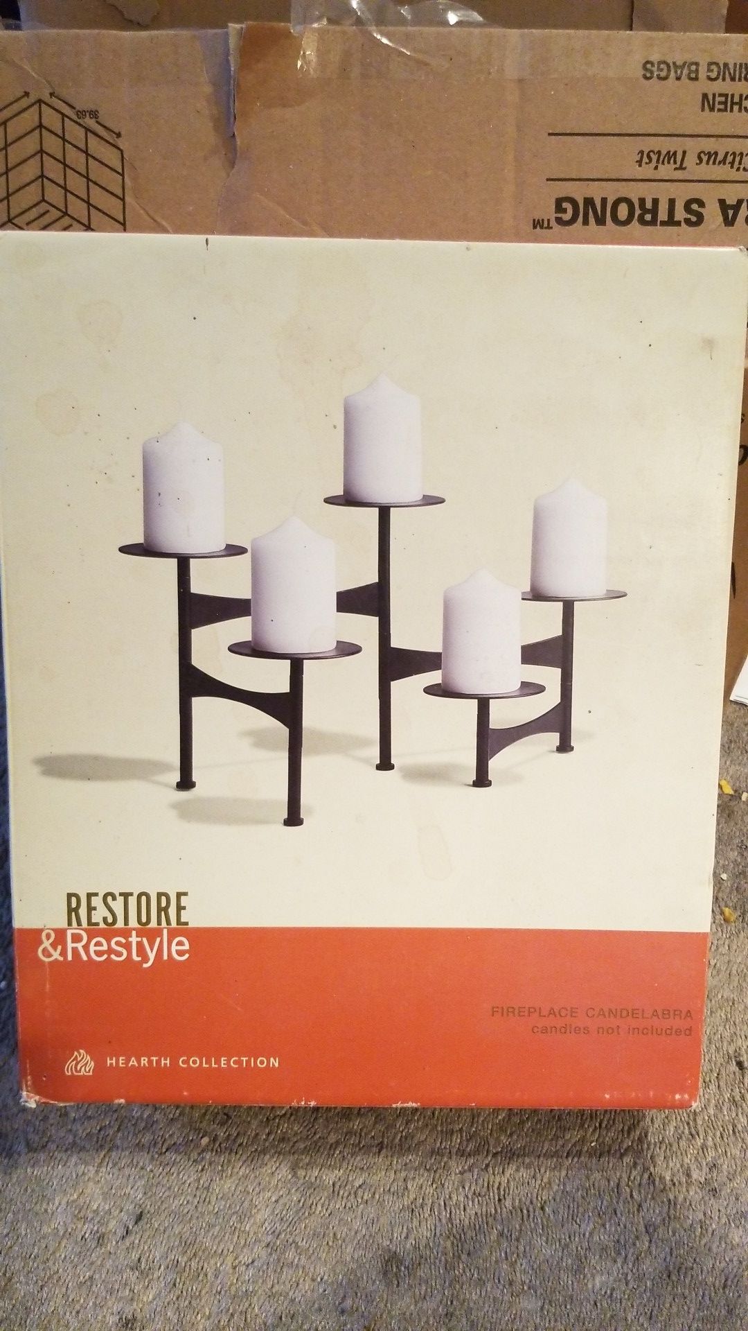 Restore & Restyle Fireplace Candelabra