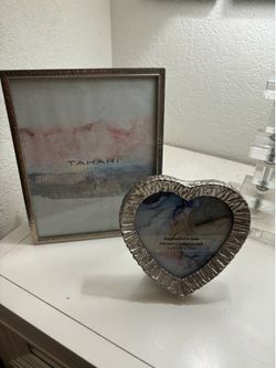 Silver picture frames