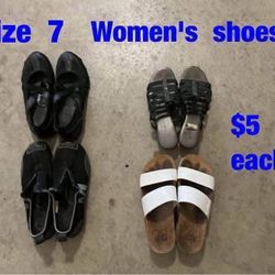 Women's  shoes  -  $5/pair