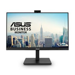ASUS 27” 1080P Video Conference Monitor (BE279QSK) - Full HD, IPS, Built-in Adjustable 2MP Webcam, Mic Array, Speakers, Eye Care, Wall Mountable, Fram