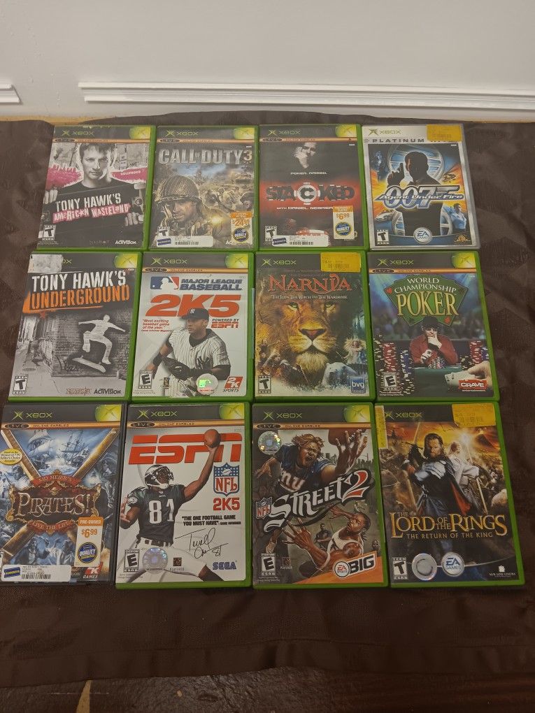 Xbox Original Game Lot Of 12