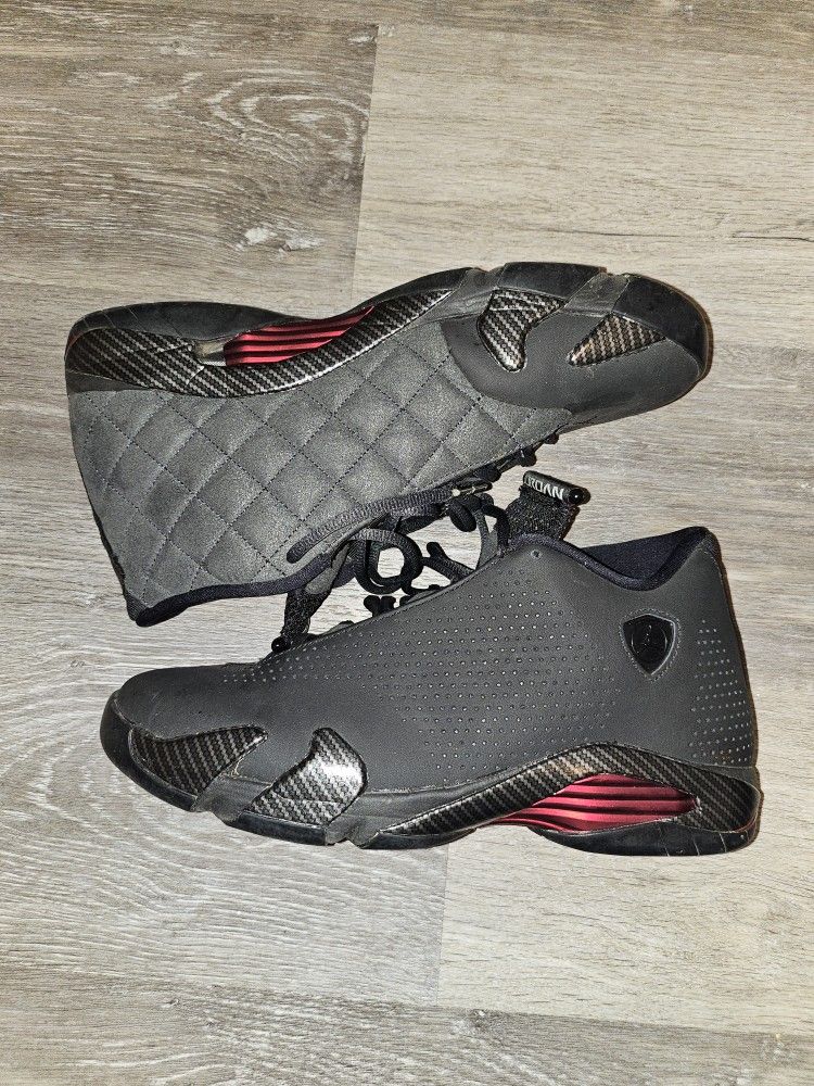 Black Ferrari Jordan 14s