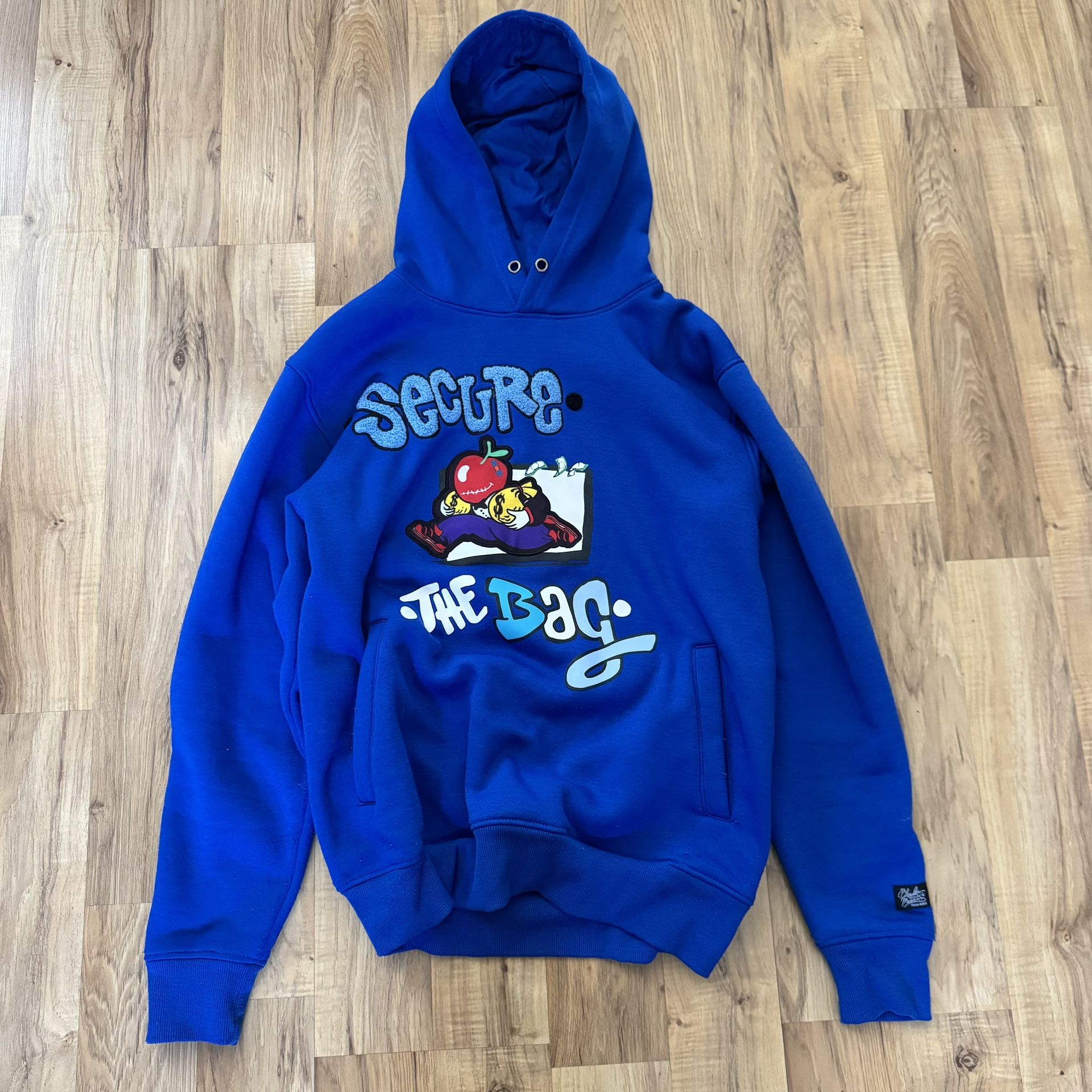 Blue Graphic Hoodie