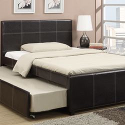 New Brown Full Over Twin Bed 