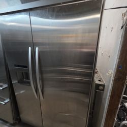 48" KITCHENAID BUILT IN STAINLESS STEEL REFRIGERATOR 