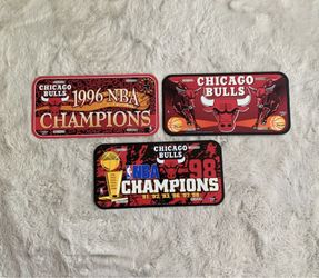 Chicago Bulls Championship license Plates