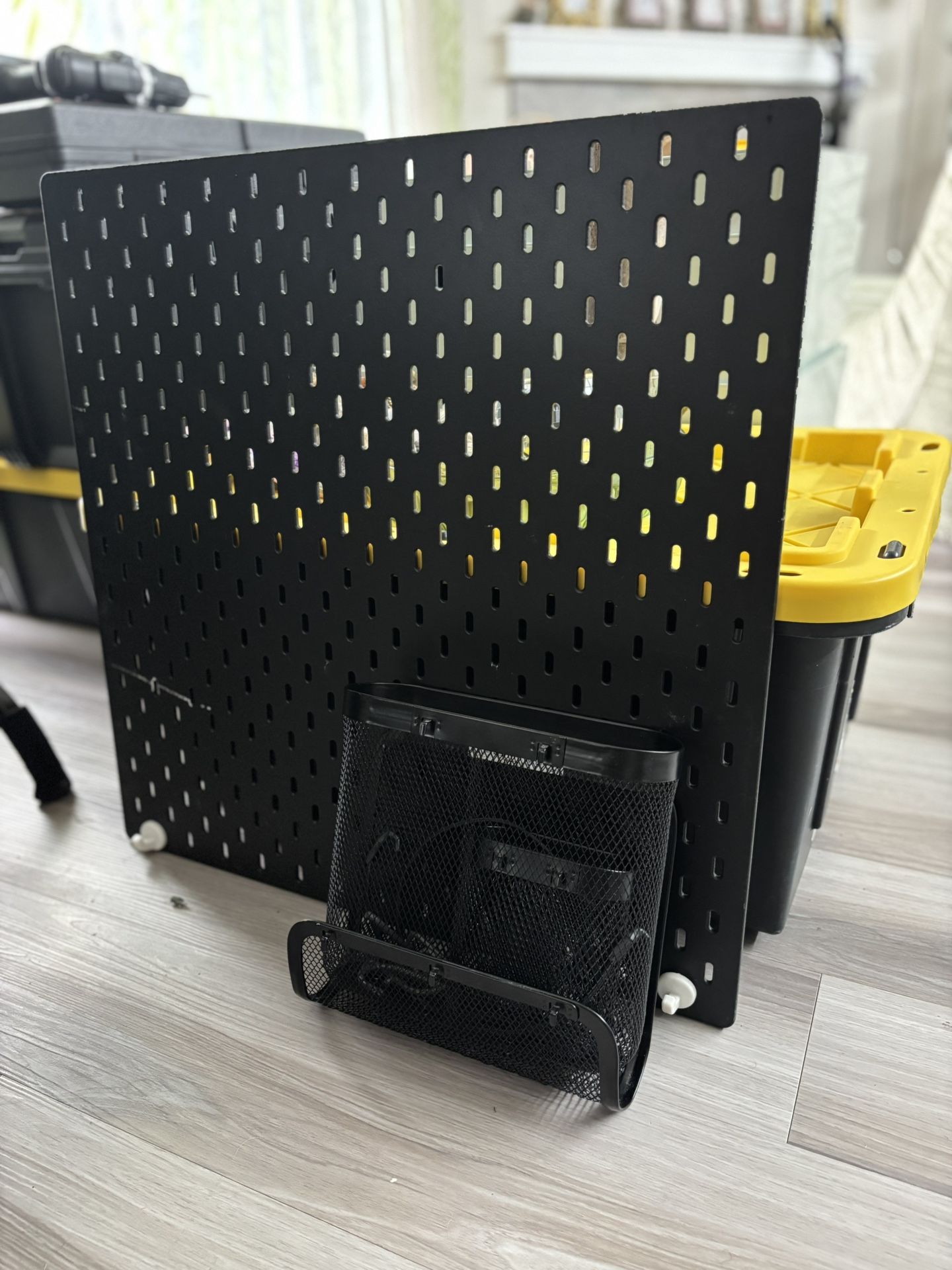 IKEA Skadis Pegboard with Accessories
