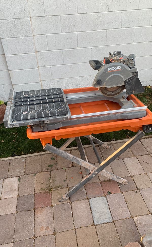 8 inches Ridgid. Paver & tile wet saw for Sale in Mesa, AZ - OfferUp