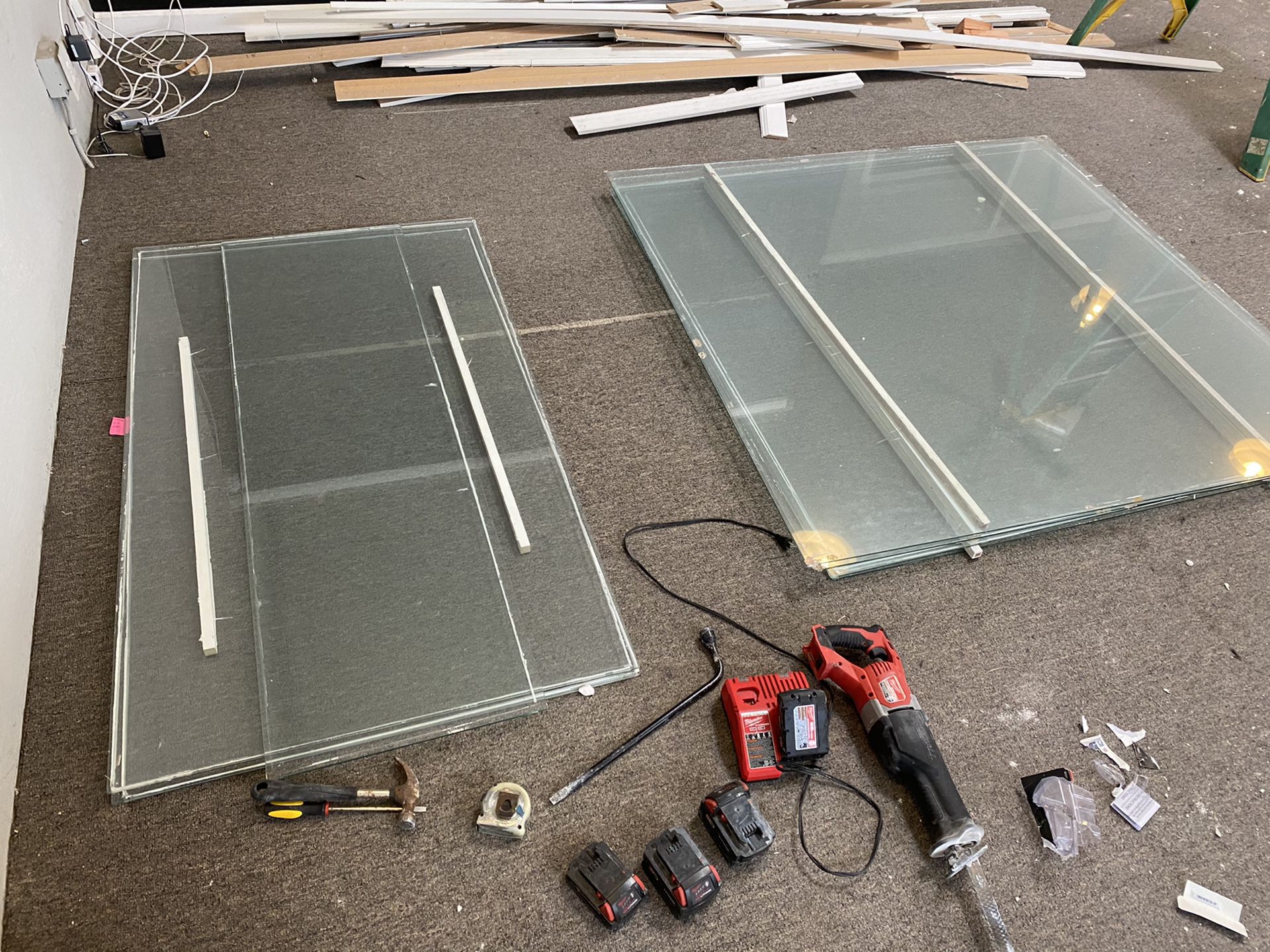 Glass panels