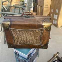 Antique picnic basket