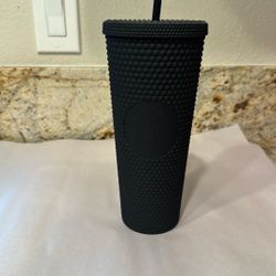 Black Studded Starbucks Cup 