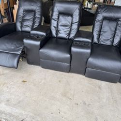 Theater Style Reclining Couch-manual