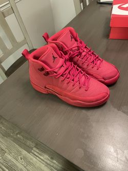 Gym Red Jordan 12s 6y