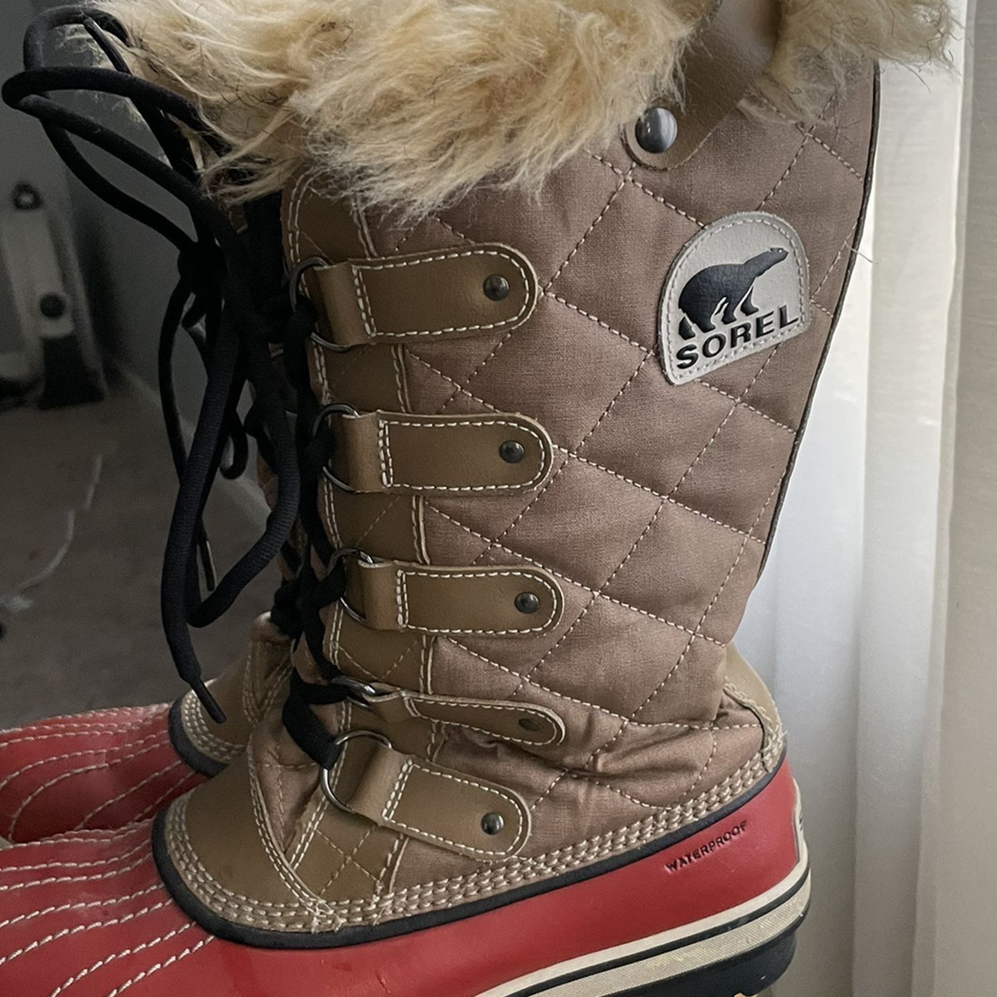 Sorrel Tall Winter Boots Faux Fur Liner