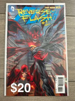 Reverse Flash 3D comic