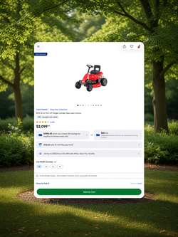 2025 Craftsman Riding Mower – Excellent Condition, 30 Inch Deck 10.5 HP - Brooklyn, OH
