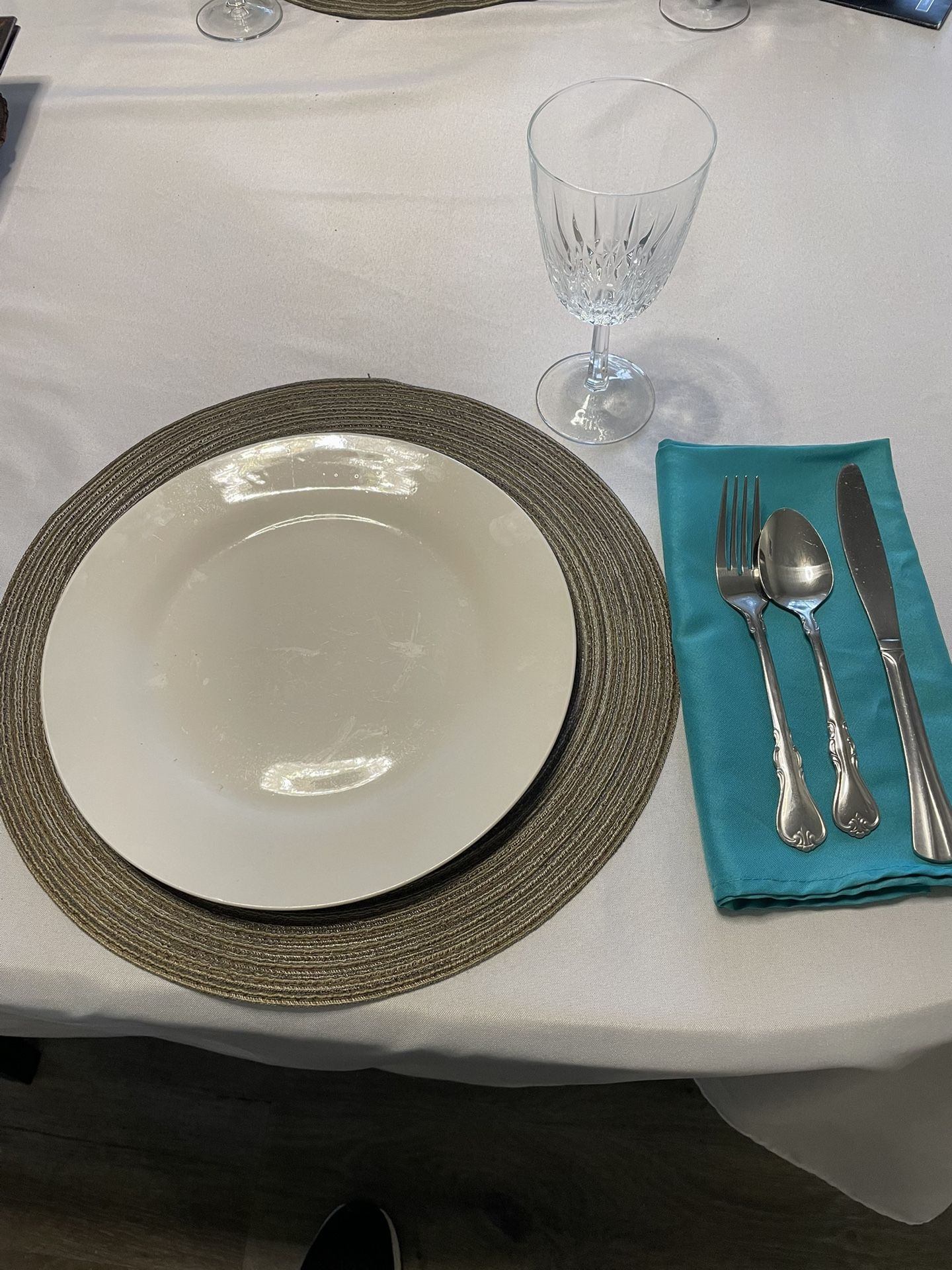 200 Turquoise Linen Napkin
