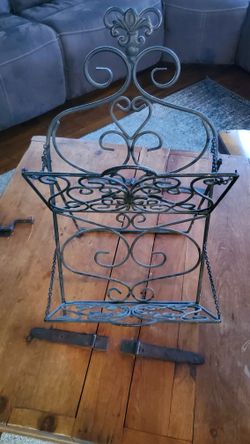 Wrought Iron Paper Holder 