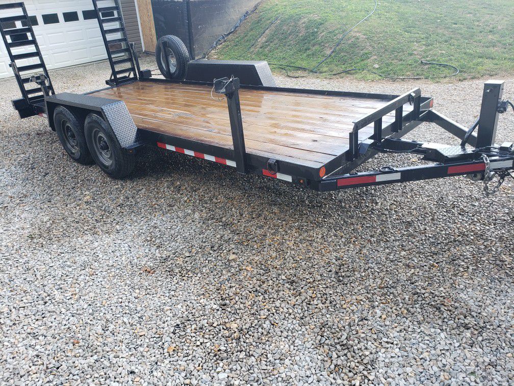 16k brand new skid loader trailer 18ft