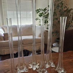 6 Eiffel Tower Vases