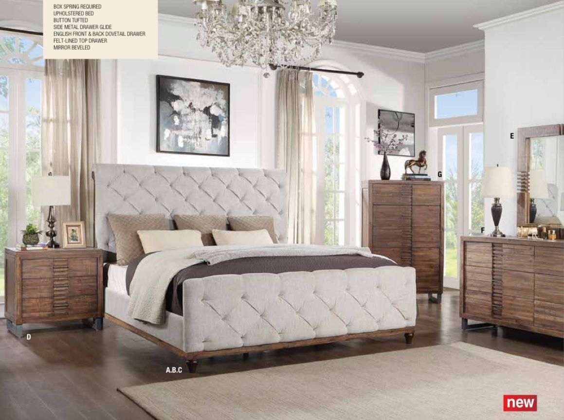 E. King Bed Frame