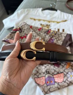 Cinturones inspirados Coach