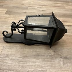 Iron Outdoor Wall Lantern 