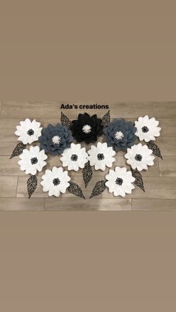 Paper flowers decoration