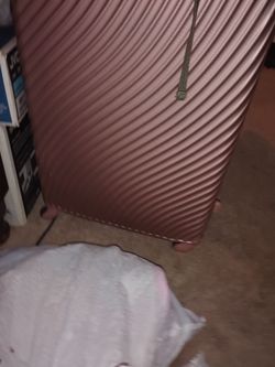 Whole suitcase with shoes and everything in it cause she got me messed up