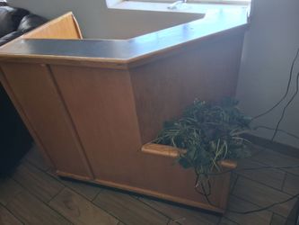 Solid wooden desk