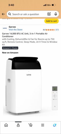 Garvee 3 in 1 portable AC  $320 OBO