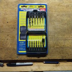 Drill Master Tap Set Plus Screwdriver