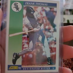 Chicago White Sox Frank Thomas Bo Jackson Carlton Fisk 1992 Score Baseball Cards 