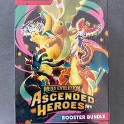 Pokémon Ascended Heroes Booster Bundle 6 Packs NEW SEALED