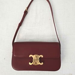 Designer red purse Celine