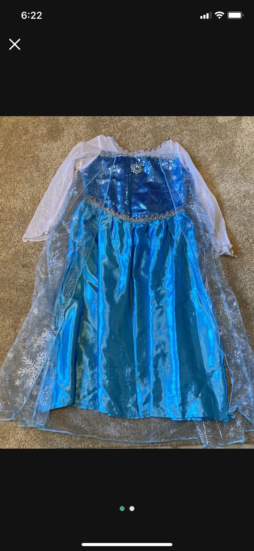 Elsa Dress : Girls 4-5 Years
