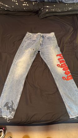 Blue vintaged playboy jeans