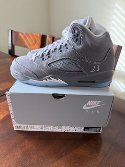 Size 5.5y - Jordan 5 “Wolf Grey”