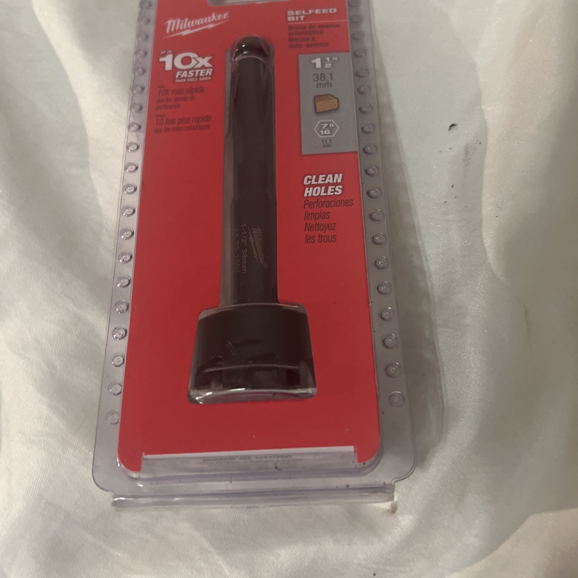 MILWAUKEE 48-25-1502 Selfeed Bit 1-1/2" New