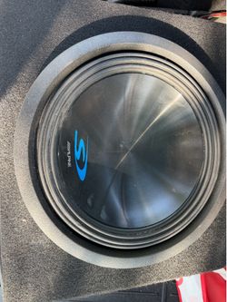 Alpine type s 12in sub w/ amp & wires