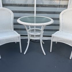 Exterior Table And 2 Chairs