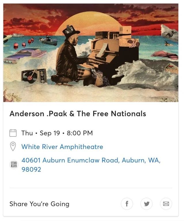Anderson Paak and The Free Nationals - 9/19