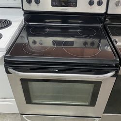 Stainless Steel Frigidaire Glass Top Stove 