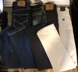 Lot of 4 pairs of Boys size 16 jeans/pants