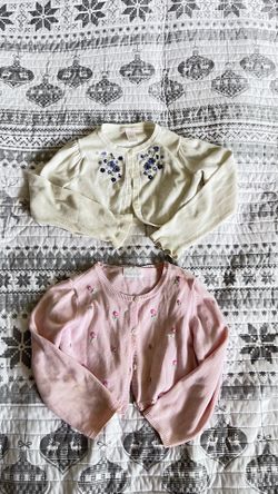 Girls Long Sleeve Button Cardigan 6+m 