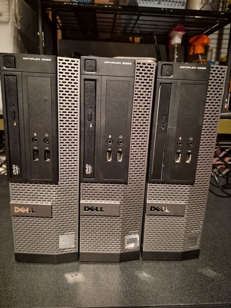 (3 BUNDLE DEAL)Dell Optiplex 3020 Core i5-4590 3.30GHz 512GB SSD 8GB RAM 500GBSFF Desktop Windows 11Pro($280 NOTHING LESS)